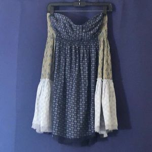 NWT Free People boho strapless dress